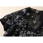 sequins embroidery dress