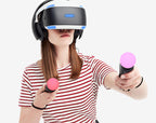 PlayStation VR 11-In-1 Deluxe Bundle PS4 &amp; PS5 Compatible: VR Headset, Camera, Move Motion Controllers, Resident Evil 7, Batman, DOOM VFR, Battlezone, RIGS, Until Dawn, Blood &amp; Truth, Everybody's Golf