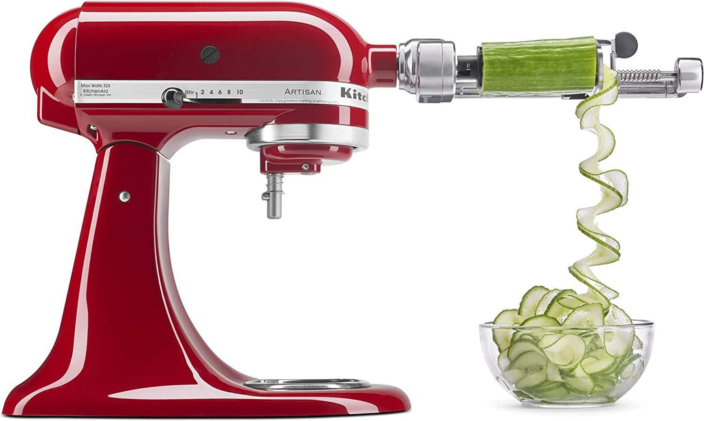 KitchenAid KSM2APCQ 7 Blade Spiralizer Plus with Peel, Core and Slice