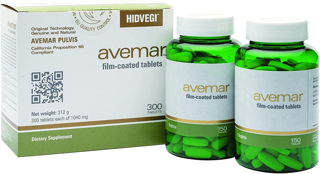 Authentic Avemar™ Film-Coated Tablet - Fermented Wheat Germ Extract, Daily Immune and Cell Support, Avemar Pulvis™ Super Concentrate, Natural, 300 Tablets