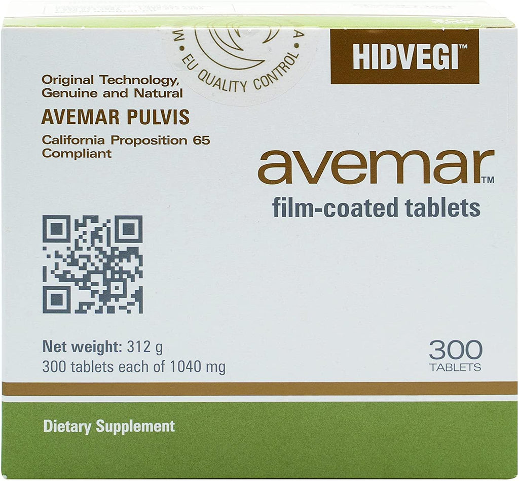 Authentic Avemar™ Film-Coated Tablet - Fermented Wheat Germ Extract, Daily Immune and Cell Support, Avemar Pulvis™ Super Concentrate, Natural, 300 Tablets