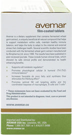 Authentic Avemar™ Film-Coated Tablet - Fermented Wheat Germ Extract, Daily Immune and Cell Support, Avemar Pulvis™ Super Concentrate, Natural, 300 Tablets