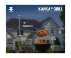 Portable Rotisserie Grill Heavy Duty Metal  Steel Outdoors New