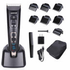 Hair Clipper Cordless Trimming Kit Speed Adjustable Beard Moustache LED Display