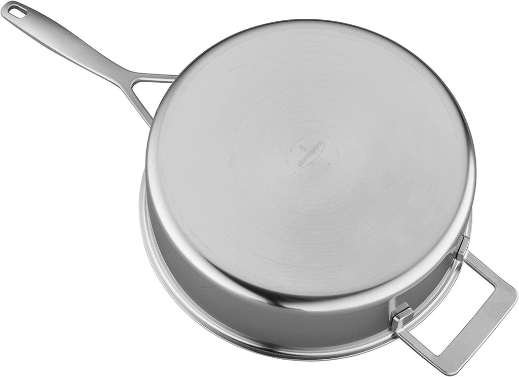 Demeyere Industry 5-Ply 6.5-qt Stainless Steel Saute Pan