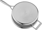 Demeyere Industry 5-Ply 6.5-qt Stainless Steel Saute Pan