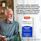 Prevagen Improves Memory - Professional Strength 40mg, 30 Capsules |3 Pack| with Apoaequorin & Vitamin D | Brain Supplement for Better Brain Health, Supports Healthy Brain Function