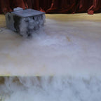 TCFUNDY 1500W Low Lying Fog Machine Dry Ice Effect Fogger with Remote Control Halloween Decoration StaAtmosphere Effect