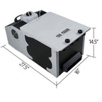 TCFUNDY 1500W Low Lying Fog Machine Dry Ice Effect Fogger with Remote Control Halloween Decoration StaAtmosphere Effect
