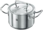 HENCKELS Zwilling J.A Cookware Set 9 Pieces Twin Classic Steel