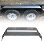 Steel 14 GauDiamond Tread Plate Tandem Axle Trailer Fenders 10"x72"x13" (Fit 13"-15" Tires) - 2 Pcs