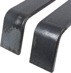 Steel 14 GauDiamond Tread Plate Tandem Axle Trailer Fenders 10"x72"x13" (Fit 13"-15" Tires) - 2 Pcs
