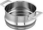 Demeyere Industry 5-Ply 5.5-qt Stainless Steel Steamer Insert