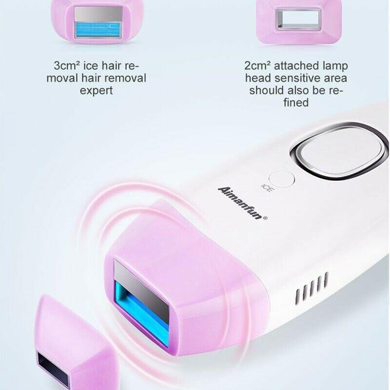 Laser Epilator Women Rechargeable Hair Remover Smooth Touch Safely Shaver