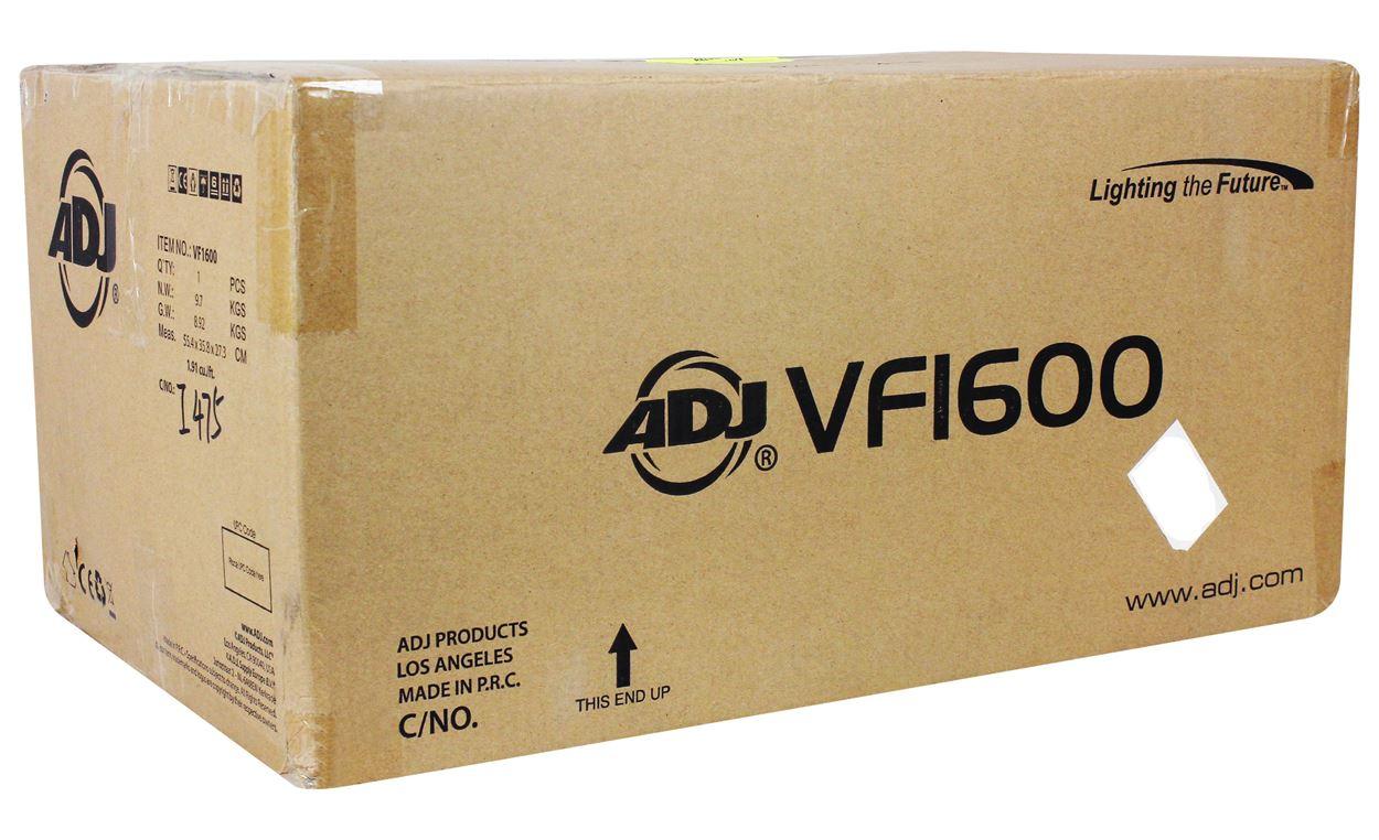 American DJ VF1600 1500w Mobile DMX Fog Machine+Wired/Wireless Remotes+Rockpar