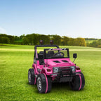 Zimtown Ride-On Car Electric Car with12V7AH Battery Children Car Pre-Programmed Music and Ride on Car Remote control Pink