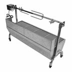 Lar Steel BBQ Pig Lamb Goat Chicken Spit Roaster Rotisserie Spit 46"