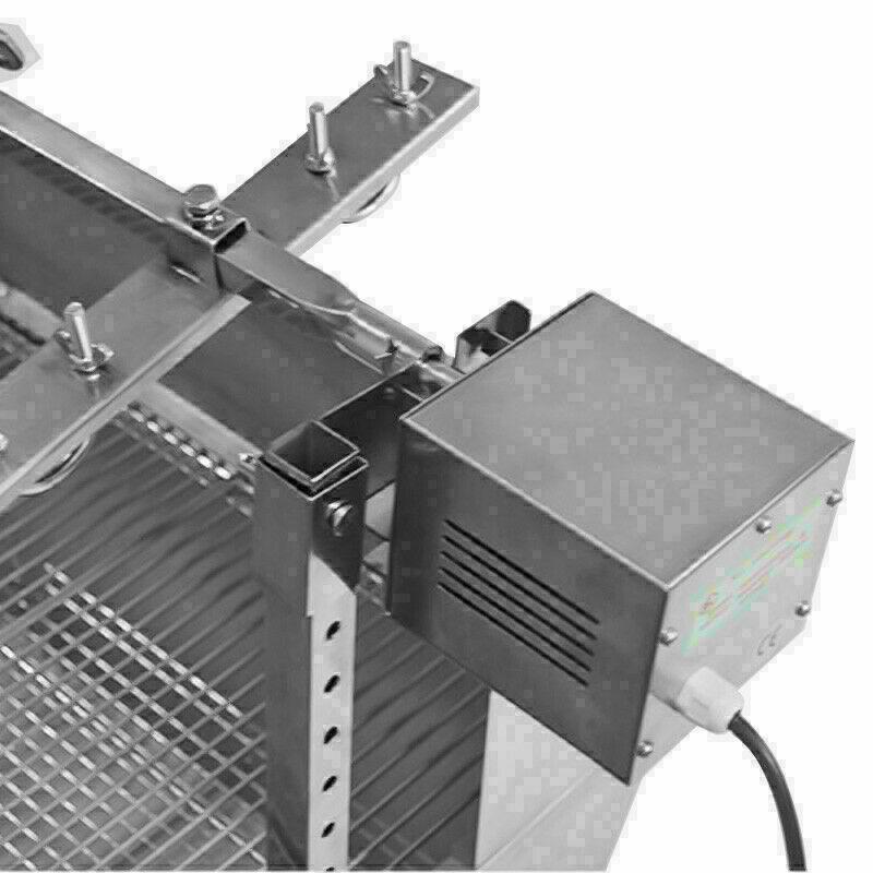 Lar Steel BBQ Pig Lamb Goat Chicken Spit Roaster Rotisserie Spit 46"