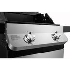 Premier Propane Gas Grill  Steel  In Thermometer 2 Burner
