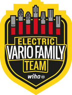 Wiha slimVario Electric 43467 1/4-Inch Set 13 Pieces Mixed In folding pocket screwdriver and socket key red yellow