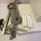 Wii Console RVL-001 Wii Fit Bundle w/ Board &amp; 3 Games Wii Sports