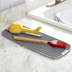 KitchenAid Versatile Drying Mat, 16.89x7.2x0.22 Inch, Gray