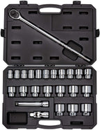 TEKTON 3/4 Inch Drive 12-Point Socket &amp; Ratchet Set, 25-Piece (3/4-2 in.) | SKT35105