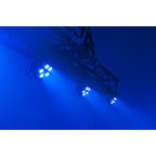 (4) American DJ ADJ MEGA HEX PAR Can RGBWA+UV Slim LED Wash Lights+LED Fogger