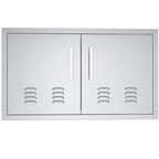 Signature Series 36 in. 304  Steel Double Access Door with Vents