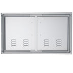 Signature Series 36 in. 304  Steel Double Access Door with Vents