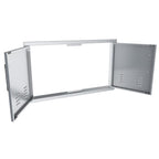 Signature Series 36 in. 304  Steel Double Access Door with Vents