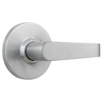 Commercial 2-3/4 in. Satin Chrome Heavy Duty Classroom Keyed Entry Door Lever