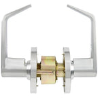 Commercial 2-3/4 in. Satin Chrome Heavy Duty Classroom Keyed Entry Door Lever