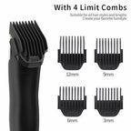 Machine Man Cut Hair Electric LCD Wireless 4 Combs 100.240V