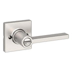 Casey Satin Nickel Bed/Bath Privacy Door Lever Featuring Microban
