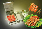 BBQ Equipment!! Manual Wear Meat Kebab Machine Manual Operate