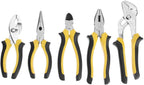 LFDHSF Pliers Tool Hand Tools 5Pcs Tool Kit Jewelry Beading Wire Cutter Mini Diagonal Nose Pliers Soft Handle