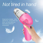 Car Vacuum Cleaner Strong Suction Super Power Dry And Wet Cleaning Cat Hair Pet Hair Multifunctional Portable Mini Handheld