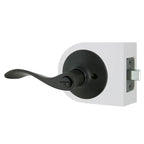 Zacoti Matte Black Bed/Bath Door Lever
