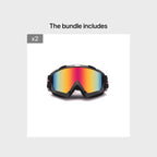 Windproof Motorcycle Glasses Sports Goggles, ATV Windbreak Sand Safety Goggles For Helmet Motorbike Motorcycles Goggles
