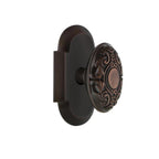 CottaPlate Double Dummy Victorian Door Knob in Timeless Bronze