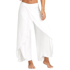 fitness yoga split harem pants
