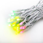 Home Heritage Luminations Christmas Holiday Party Lights, Twinkly App Control, 7' String of Icicle Style, 50 RGB LEDs (2 Pack)