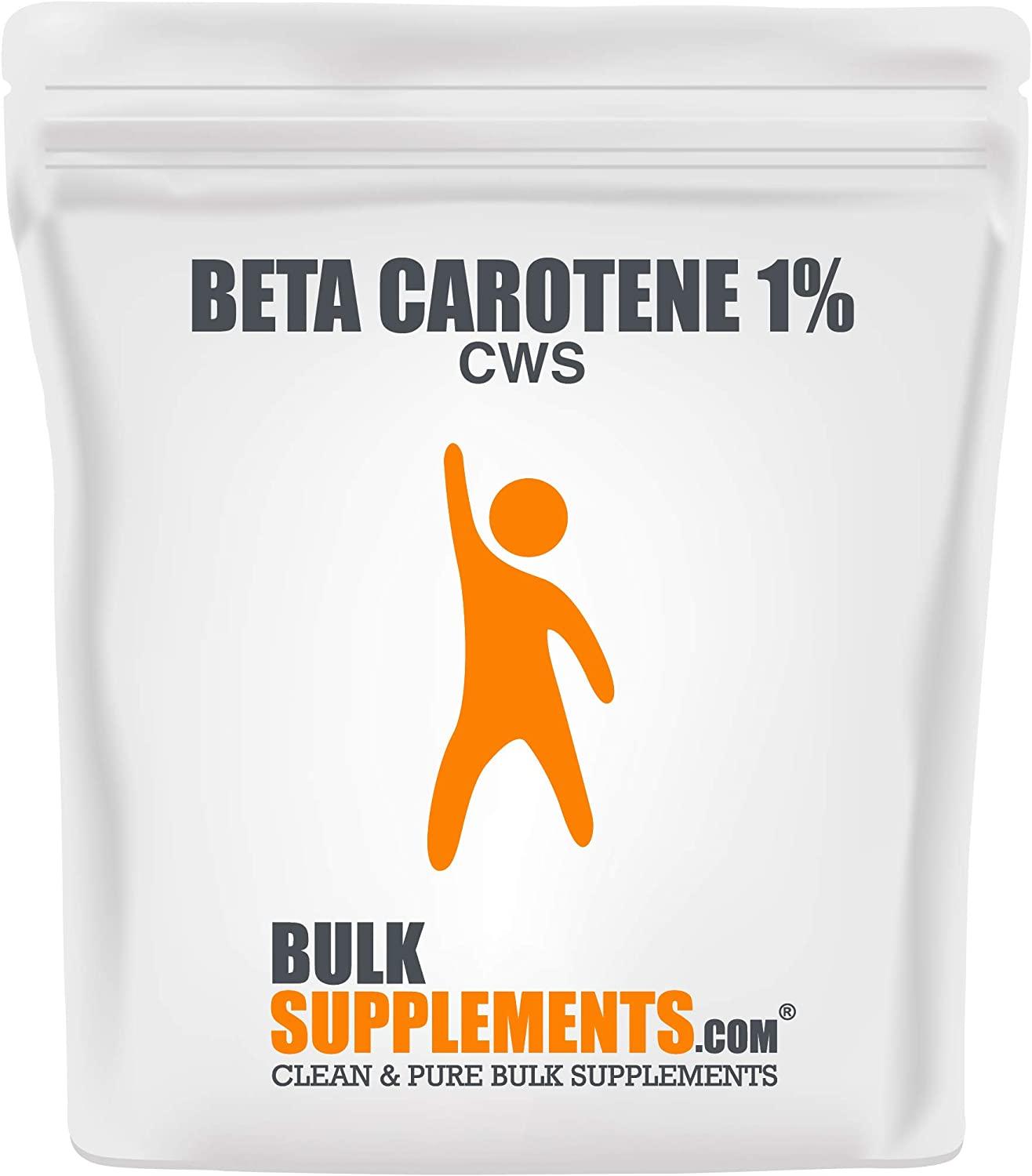 BulkSupplements.com Beta Carotene 1% (CWS) Powder - Vision Supplements - Eye Vitamins (5 Kilograms - 11 lbs)