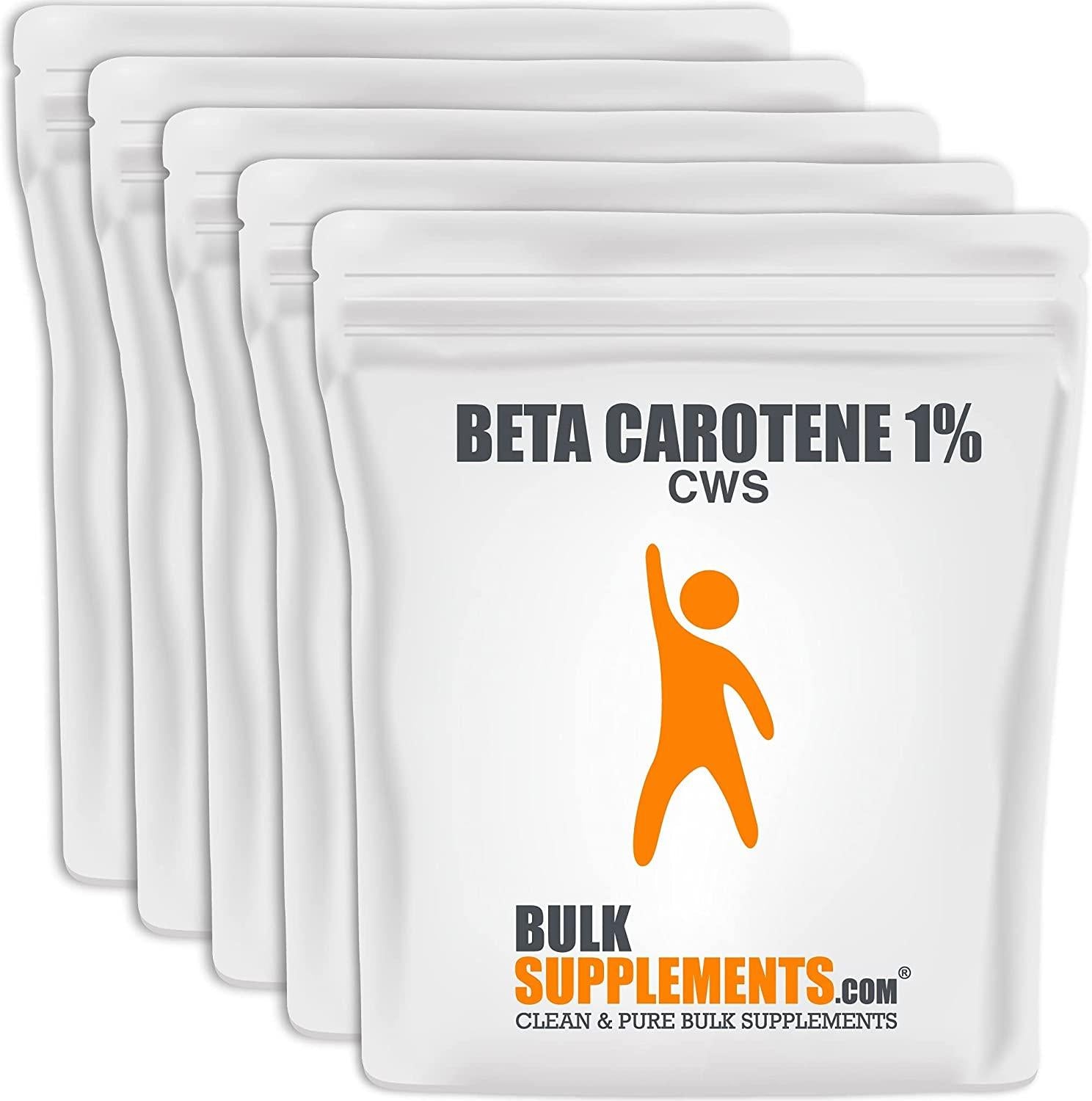 BulkSupplements.com Beta Carotene 1% (CWS) Powder - Vision Supplements - Eye Vitamins (5 Kilograms - 11 lbs)