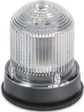 EDWARDS SIGNALING 125XBRMW120AB Warning Light,LED,120VAC,White,65 FPM