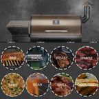 ZPG-700D Pellet Grill BBQ Smoker Digital Control with Smart Probe