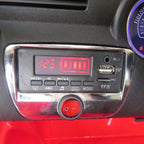 Ride On Jeep Car, 12V 4WD Powered Truck, Manual/ Parental Remote Control Modes Truck Vehicle Headlights, MP3 Port, Music, Horn Kids (Red Jeep)