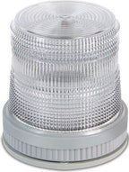 EDWARDS SIGNALING 105XBRMW120A Warning Light,LED,120VAC,White,65 FPM
