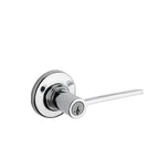 LadPolished Chrome Entry Door Lever Featuring SmartKey Security